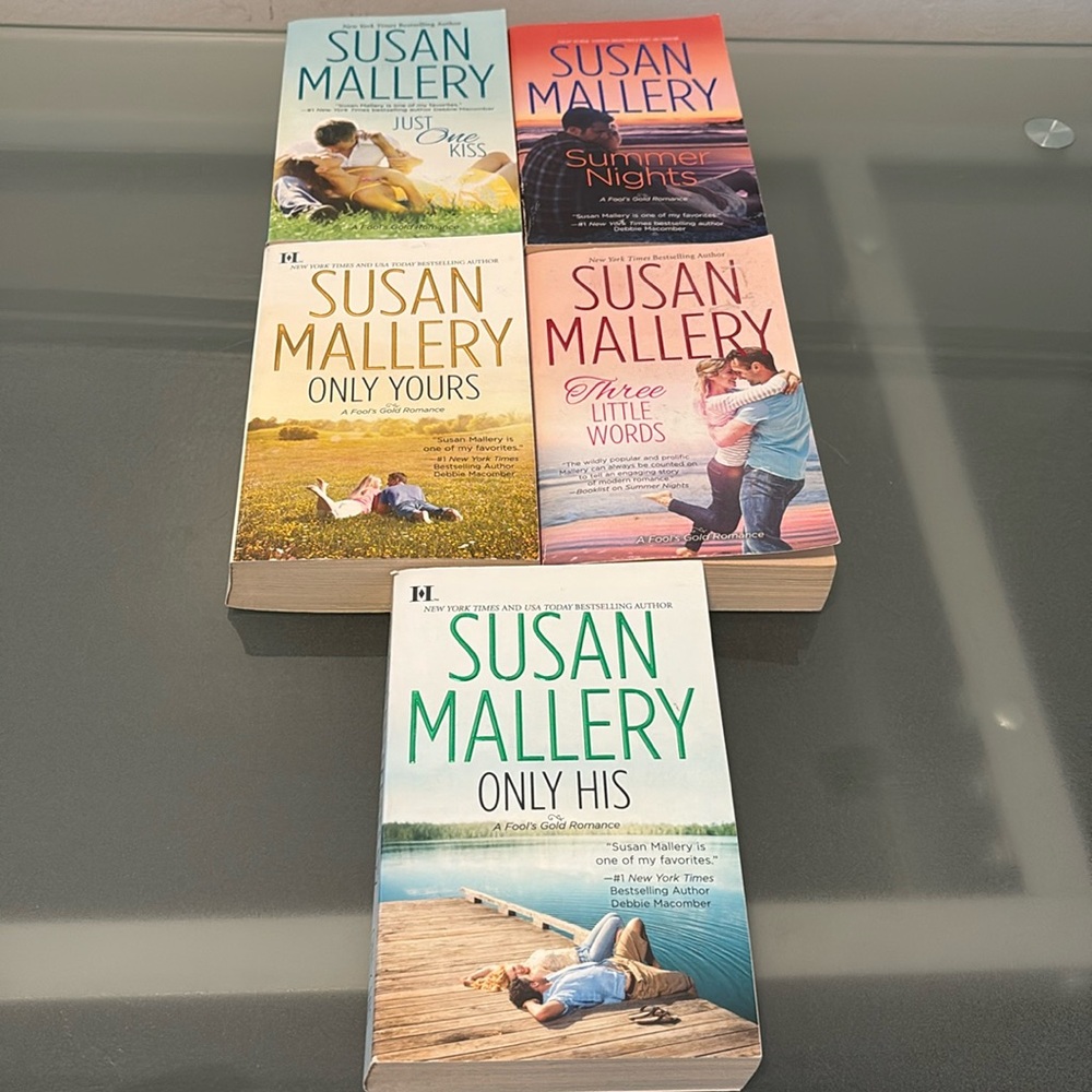 A fool’s gold romance, 5 book series by Susan Mallery.